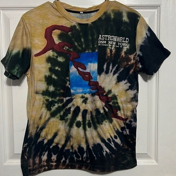🔥Bootleg DSM NEW YORK x Travis Scott Astroworld T-Shirt Sz M (fits S) - REPLICA - Picture 1 of 8